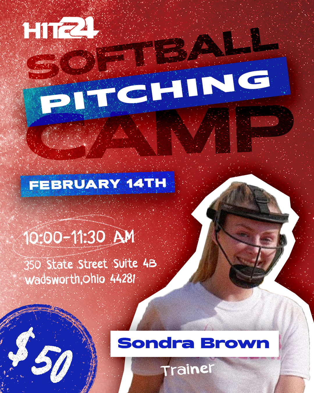 SOFTBALL PITCHING CAMP WITH SONDRA BROWN
