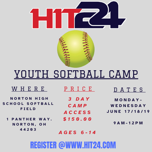 HIT24 Norton Youth Softball Camp