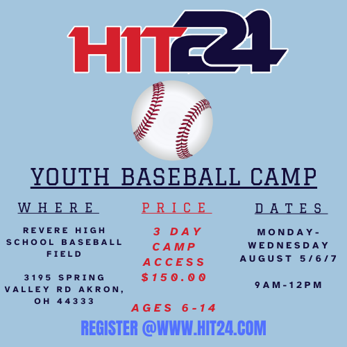 HIT24 Revere Youth Baseball Camp
