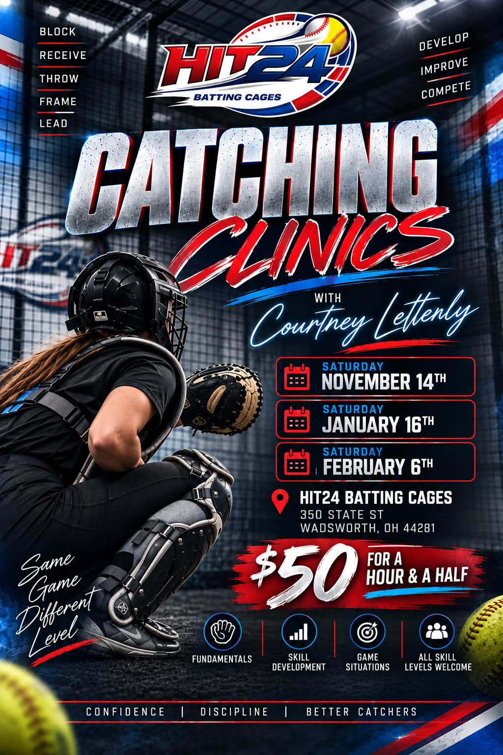YOUTH CATCHING CAMP JAN. 16TH 10:00-11:30AM