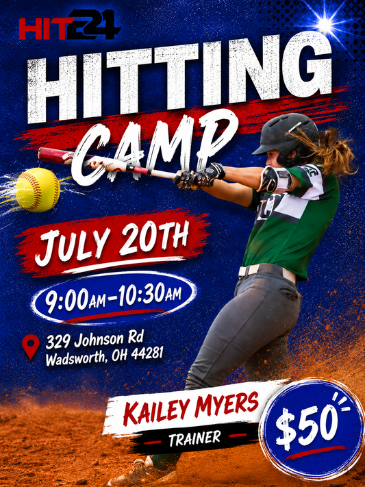 Youth Baseball/Softball Hitting Camp 7/20 Wadsworth